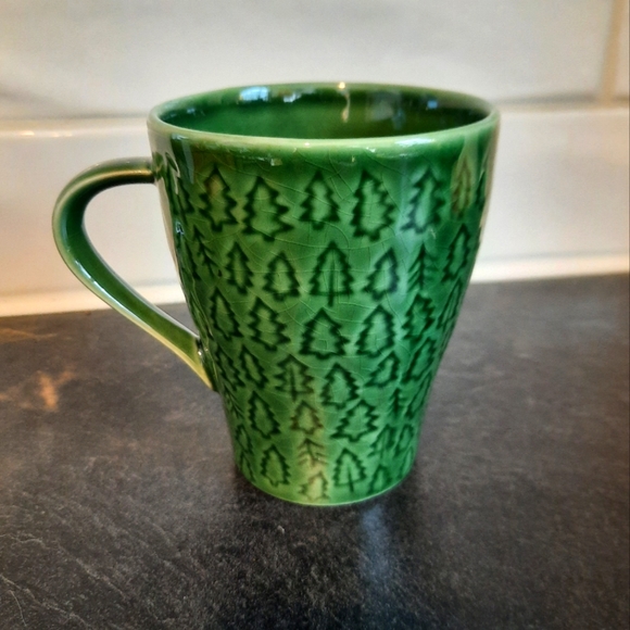 2008 Starbucks Tree Mug, Green - Picture 1 of 6